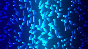 Голубой ясный рабочий стол с длинными сияющими формами иллюстрация штока Голубой ясный рабочий стол с длинными сияющими формами иллюстрация штока