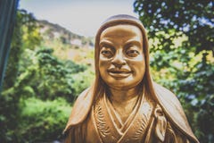 Гонконг, ноябрь 2018 - 10 тысяч человек жирное Sze монастыря Buddhas стоковые изображения rf Гонконг, ноябрь 2018 - 10 тысяч человек жирное Sze монастыря Buddhas стоковые изображения rf