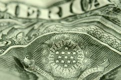 Звезды от герба США на американской долларовой банкноте стоковые фото Звезды от герба США на американской долларовой банкноте стоковые фото
