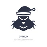 значок grinch на белой предпосылке Простая иллюстрация элемента от концепции рождества иллюстрация штока значок grinch на белой предпосылке Простая иллюстрация элемента от концепции рождества иллюстрация штока