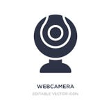 значок webcamera на белой предпосылке Простая иллюстрация элемента от концепции компьютера иллюстрация вектора значок webcamera на белой предпосылке Простая иллюстрация элемента от концепции компьютера иллюстрация вектора