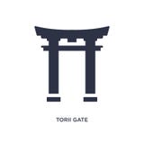 значок ворот torii на белой предпосылке Простая иллюстрация элемента от азиатской концепции бесплатная иллюстрация значок ворот torii на белой предпосылке Простая иллюстрация элемента от азиатской концепции бесплатная иллюстрация