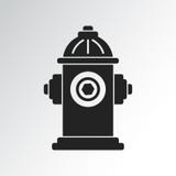Значок жидкостного огнетушителя также вектор иллюстрации притяжки corel иллюстрация вектора Значок жидкостного огнетушителя также вектор иллюстрации притяжки corel иллюстрация вектора