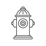Значок жидкостного огнетушителя также вектор иллюстрации притяжки corel иллюстрация штока Значок жидкостного огнетушителя также вектор иллюстрации притяжки corel иллюстрация штока