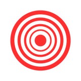 Иллюстрация вектора Archery красная цели на белой предпосылке иллюстрация штока Иллюстрация вектора Archery красная цели на белой предпосылке иллюстрация штока