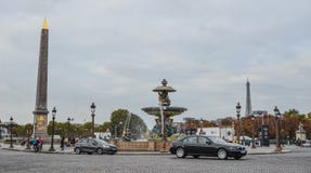Квадрат конкорда Ла Парижа, Франции стоковая фотография Квадрат конкорда Ла Парижа, Франции стоковая фотография