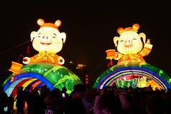 2019 китайских Новых Годов в Xian стоковые изображения rf 2019 китайских Новых Годов в Xian стоковые изображения rf