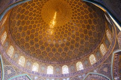 Купол шейха Lotfollah Мечети в Isfahan, Иране стоковые фото Купол шейха Lotfollah Мечети в Isfahan, Иране стоковые фото