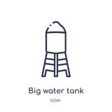 Линейный большой значок цистерны с водой от собрания плана зданий Тонкая линия большой значок цистерны с водой изолированный на б бесплатная иллюстрация Линейный большой значок цистерны с водой от собрания плана зданий Тонкая линия большой значок цистерны с водой изолированный на б бесплатная иллюстрация