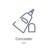 Линейный значок concealer от собрания плана красоты Тонкая линия вектор concealer изолированный на белой предпосылке concealer ул бесплатная иллюстрация Линейный значок concealer от собрания плана красоты Тонкая линия вектор concealer изолированный на белой предпосылке concealer ул бесплатная иллюстрация