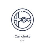 Линейный значок дросселя автомобиля от собрания плана частей автомобиля Тонкая линия вектор дросселя автомобиля изолированный на бесплатная иллюстрация Линейный значок дросселя автомобиля от собрания плана частей автомобиля Тонкая линия вектор дросселя автомобиля изолированный на бесплатная иллюстрация