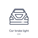Линейный значок стоп-сигнала автомобиля от собрания плана частей автомобиля Тонкая линия вектор стоп-сигнала автомобиля изолирова бесплатная иллюстрация Линейный значок стоп-сигнала автомобиля от собрания плана частей автомобиля Тонкая линия вектор стоп-сигнала автомобиля изолирова бесплатная иллюстрация