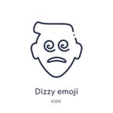Линейный чувствующий головокружение значок emoji от собрания плана Emoji Тонкая линия чувствующий головокружение вектор emoji изо иллюстрация штока Линейный чувствующий головокружение значок emoji от собрания плана Emoji Тонкая линия чувствующий головокружение вектор emoji изо иллюстрация штока