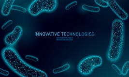 Низкий уровень бактерий 3D поли представляет probiotics Здоровая нормальная флора пищеварения человеческой продукции йогурта кише иллюстрация штока Низкий уровень бактерий 3D поли представляет probiotics Здоровая нормальная флора пищеварения человеческой продукции йогурта кише иллюстрация штока