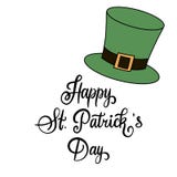 Handwritten lettering composition of Happy St. Patrick`s Day stock illustration Handwritten lettering composition of Happy St. Patrick`s Day stock illustration