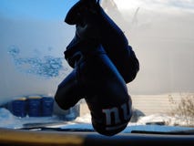 Перчатки бокса Ny Giants стоковое изображение rf Перчатки бокса Ny Giants стоковое изображение rf