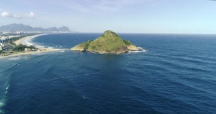 Пляж Macumba в Рио-де-Жанейро, Бразилии видеоматериал Пляж Macumba в Рио-де-Жанейро, Бразилии видеоматериал