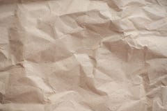 Скомканная коричневая текстурированная старая бумага, стоковое фото Скомканная коричневая текстурированная старая бумага, стоковое фото