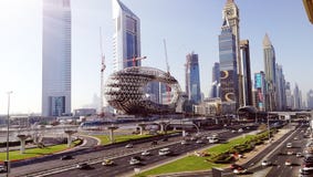 Шейх Zayed Дорога Дубай стоковая фотография rf Шейх Zayed Дорога Дубай стоковая фотография rf