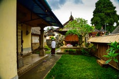 Традиционный старый дом семьи в Ubud Бали Индонезии стоковое фото Традиционный старый дом семьи в Ubud Бали Индонезии стоковое фото