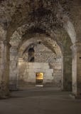 Римские катакомбы дворца Diocletian императора в разделении Использованный как снимая положение для игры телесериала тронов стоковая фотография rf Римские катакомбы дворца Diocletian императора в разделении Использованный как снимая положение для игры телесериала тронов стоковая фотография rf