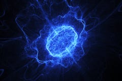 Óvalo azul de la energía Imagen de archivo libre de regalías Óvalo azul de la energía Imagen de archivo libre de regalías