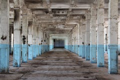 Övergiven fabrik Arkivbild Övergiven fabrik Arkivbild