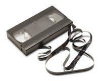 Łamana VHS taśma zdjęcie royalty free Łamana VHS taśma zdjęcie royalty free