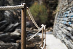 Ścieżki Liguria ogrodzenie zdjęcie stock Ścieżki Liguria ogrodzenie zdjęcie stock