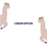 Śliczna ręka rysująca lama dla dziewczynki pepiniery tła ilustracyjny rekinu wektoru biel ilustracja wektor Śliczna ręka rysująca lama dla dziewczynki pepiniery tła ilustracyjny rekinu wektoru biel ilustracja wektor