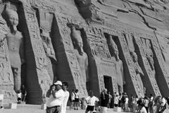 Świątynia Abu Simbel De Nefertari, Egipt, Październik, 2002 zdjęcia royalty free Świątynia Abu Simbel De Nefertari, Egipt, Październik, 2002 zdjęcia royalty free