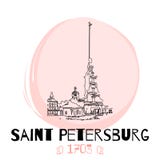 Świętego Petersburg ręka rysujący plakat Rosyjska architektura ilustracja wektor Świętego Petersburg ręka rysujący plakat Rosyjska architektura ilustracja wektor