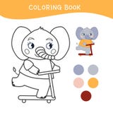 Żartuje kolorystyki książkę ilustracji Żartuje kolorystyki książkę ilustracji