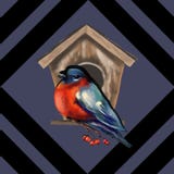 Άνευ ραφής σχέδιο των κόκκινων μούρων και bullfinches Κατάλληλος για το ύφασμα ελεύθερη απεικόνιση δικαιώματος Άνευ ραφής σχέδιο των κόκκινων μούρων και bullfinches Κατάλληλος για το ύφασμα ελεύθερη απεικόνιση δικαιώματος