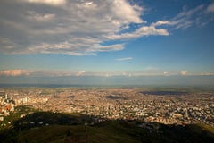Άποψη τοπίων της πόλης της Cali, Κολομβία στοκ φωτογραφίες Άποψη τοπίων της πόλης της Cali, Κολομβία στοκ φωτογραφίες