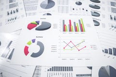 Έκθεση ανάλυσης επιχειρησιακών γραφικών παραστάσεων Στοκ εικόνα με δικαίωμα ελεύθερης χρήσης Έκθεση ανάλυσης επιχειρησιακών γραφικών παραστάσεων Στοκ εικόνα με δικαίωμα ελεύθερης χρήσης