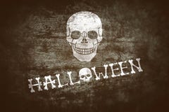 Ένα scull στο σκοτεινό υπόβαθρο grunge Ευχετήρια κάρτα αποκριών ελεύθερη απεικόνιση δικαιώματος Ένα scull στο σκοτεινό υπόβαθρο grunge Ευχετήρια κάρτα αποκριών ελεύθερη απεικόνιση δικαιώματος