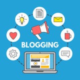 Έννοια Blogging στο μπλε υπόβαθρο Lap-top και κοινωνικά εικονίδια μέσων Γραμμικό σχέδιο ύφους Ιστός που μοιράζεται την έννοια Καθ Στοκ φωτογραφίες με δικαίωμα ελεύθερης χρήσης Έννοια Blogging στο μπλε υπόβαθρο Lap-top και κοινωνικά εικονίδια μέσων Γραμμικό σχέδιο ύφους Ιστός που μοιράζεται την έννοια Καθ Στοκ φωτογραφίες με δικαίωμα ελεύθερης χρήσης