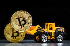 Έννοια μεταλλείας cryptocurrency Bitcoin Τεχνολογία Blockchain MI στοκ εικόνες με δικαίωμα ελεύθερης χρήσης Έννοια μεταλλείας cryptocurrency Bitcoin Τεχνολογία Blockchain MI στοκ εικόνες με δικαίωμα ελεύθερης χρήσης