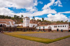 Αγορά σε Chinchero, ιερή κοιλάδα του Incas στοκ εικόνες Αγορά σε Chinchero, ιερή κοιλάδα του Incas στοκ εικόνες