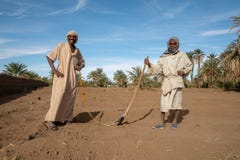 Αγρότες Nubian που θέτουν για μια εικόνα στον τομέα τους σε Abri, Σουδάν - το Νοέμβριο του 2018 στοκ φωτογραφία Αγρότες Nubian που θέτουν για μια εικόνα στον τομέα τους σε Abri, Σουδάν - το Νοέμβριο του 2018 στοκ φωτογραφία