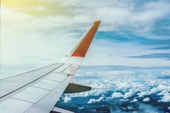 Αεροπλάνο φτερών στοκ φωτογραφίες Αεροπλάνο φτερών στοκ φωτογραφίες