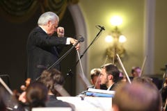 Ακαδημαϊκή συμφωνική ορχήστρα της Μόσχας φιλαρμονικής στοκ εικόνες με δικαίωμα ελεύθερης χρήσης Ακαδημαϊκή συμφωνική ορχήστρα της Μόσχας φιλαρμονικής στοκ εικόνες με δικαίωμα ελεύθερης χρήσης
