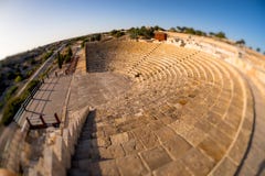 Αμφιθέατρο του Κουρίου Περιοχή της Λεμεσού, Κύπρος στοκ εικόνες Αμφιθέατρο του Κουρίου Περιοχή της Λεμεσού, Κύπρος στοκ εικόνες