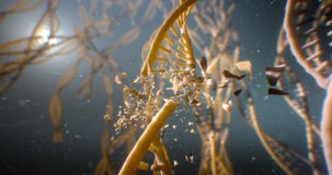 Αναταραχή DNA σκέλος Χημεία επιστήμης και ιατρική έννοια 8k 4k UHD Αναταραχή DNA σκέλος Χημεία επιστήμης και ιατρική έννοια 8k 4k UHD
