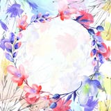 Ανθοδέσμη Watercolor των λουλουδιών, όμορφος αφηρημένος παφλασμός του χρώματος απεικόνιση αποθεμάτων Ανθοδέσμη Watercolor των λουλουδιών, όμορφος αφηρημένος παφλασμός του χρώματος απεικόνιση αποθεμάτων