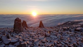 Αντιστροφή σύννεφων του Ben Nevis στοκ εικόνες Αντιστροφή σύννεφων του Ben Nevis στοκ εικόνες