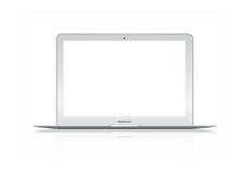 Απεικόνιση του νέου lap-top αέρα βιβλίων του Apple Mac του 2012 απεικόνιση αποθεμάτων Απεικόνιση του νέου lap-top αέρα βιβλίων του Apple Mac του 2012 απεικόνιση αποθεμάτων