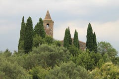 Αρχαία εκκλησία του SAN Pietro σε Mavino σε Sirmione Ιταλία στοκ εικόνες Αρχαία εκκλησία του SAN Pietro σε Mavino σε Sirmione Ιταλία στοκ εικόνες