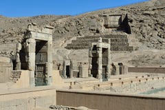 Αρχαίο Persepolis σύνθετο στις ισοτιμίες, Ιράν στοκ φωτογραφία Αρχαίο Persepolis σύνθετο στις ισοτιμίες, Ιράν στοκ φωτογραφία